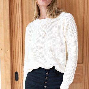 Emerson Fry Daily Sweater — Ivory Organic
